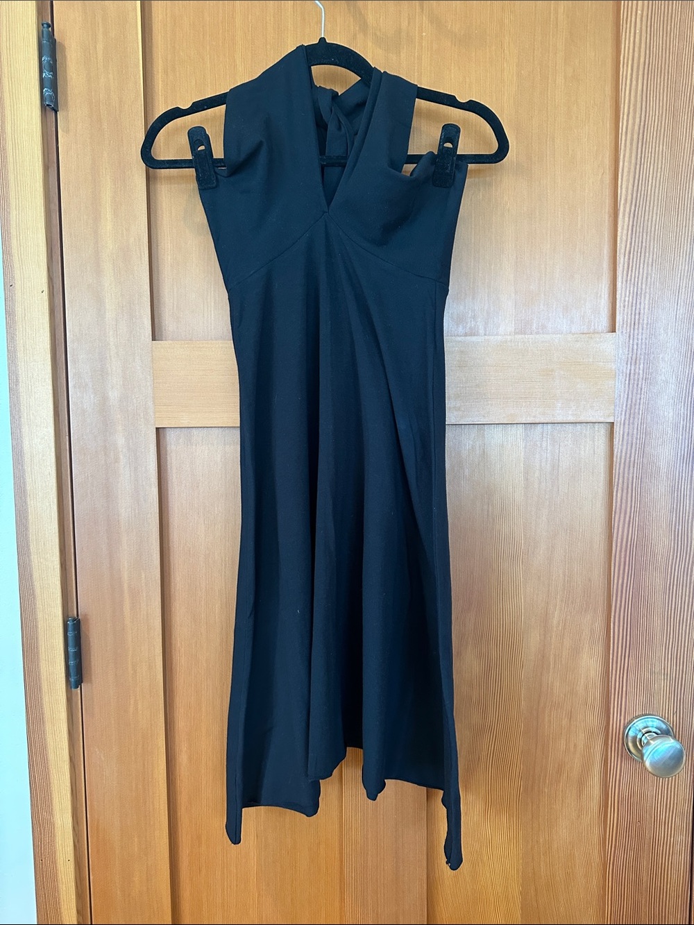 American Apparel Black Convertible Jersey Dress